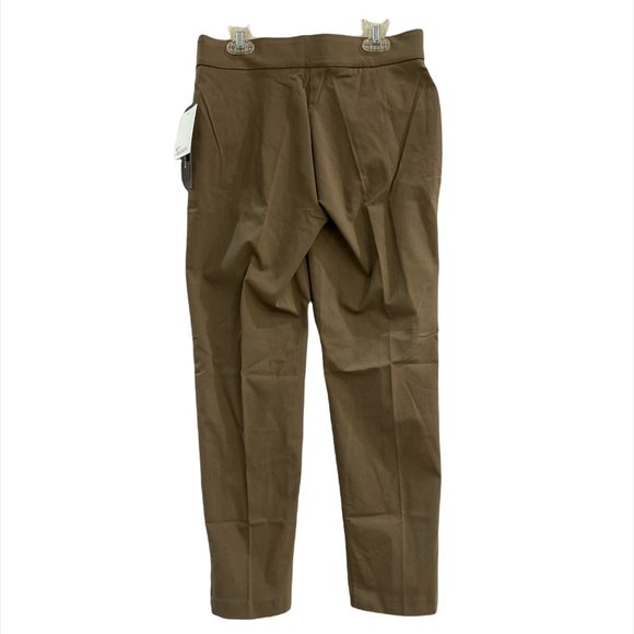 89th & Madison Comfort Waist Capri Pants Women's Small Brown Stretch NWT - Picture 2 of 12
